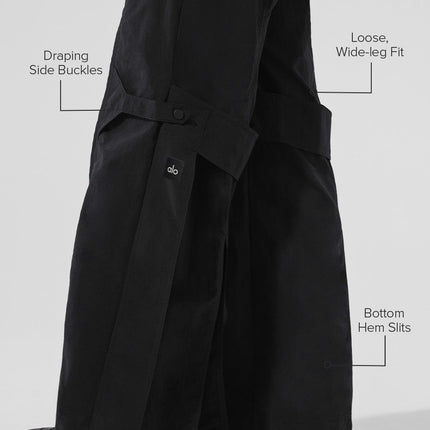 alo Women's High-Waist Voyager Trouser - Black