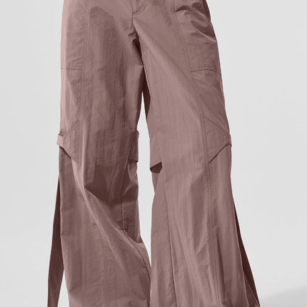 alo Women's High-Waist Voyager Trouser - Mushroom