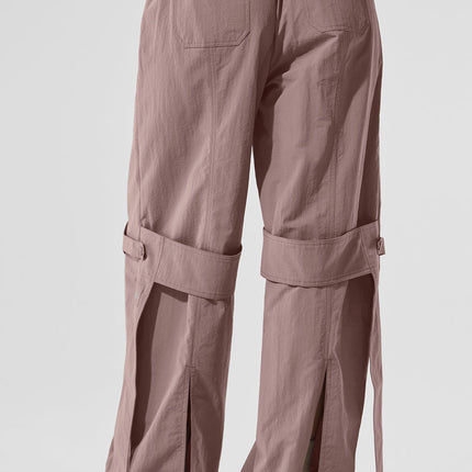alo Women's High-Waist Voyager Trouser - Mushroom