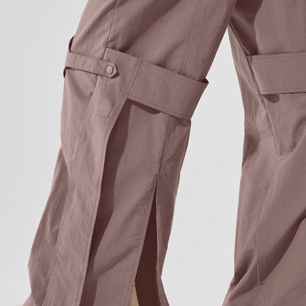 alo Women's High-Waist Voyager Trouser - Mushroom