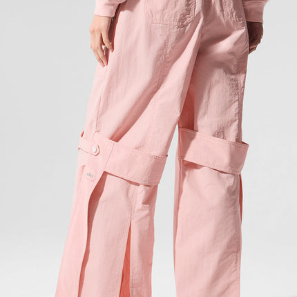alo Women's High-Waist Voyager Trouser - Pink Quartz