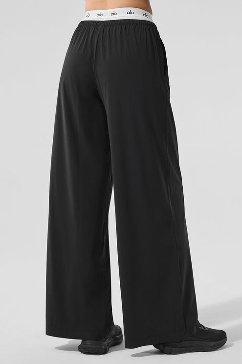 alo Women's Breezy Wide Leg Pant - Black