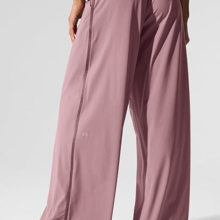 alo Women's Breezy Wide Leg Pant - Smoky Quartz