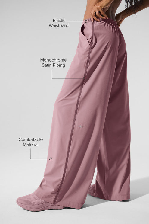 alo Women's Breezy Wide Leg Pant - Smoky Quartz