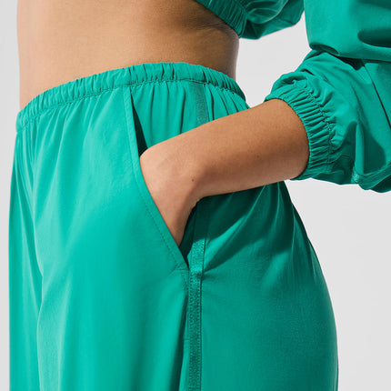 alo Women's Breezy Wide Leg Pant - Spruce Green