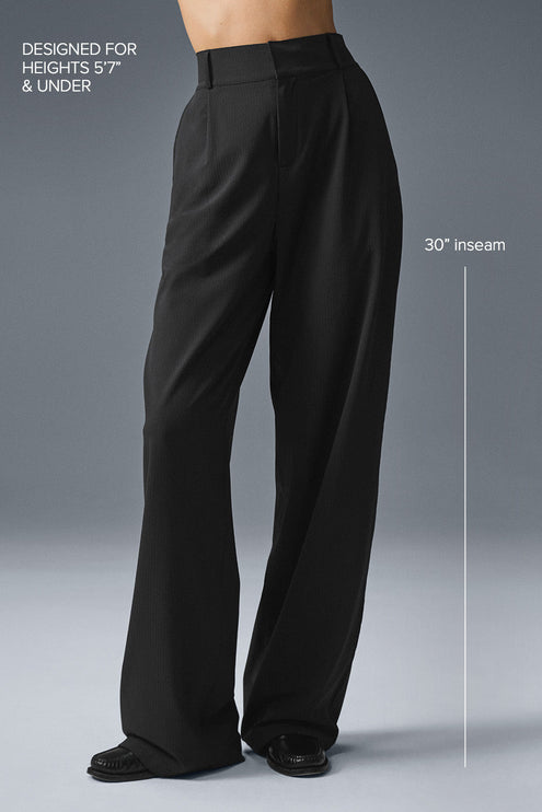 alo Women's High-Waist Dreamscape Trouser (Regular) - Black