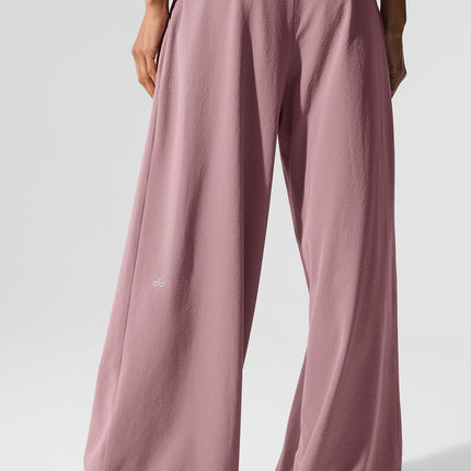 alo Women's High-Waist Dreamscape Trouser (Regular) - Smoky Quartz