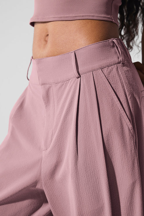 alo Women's High-Waist Dreamscape Trouser (Regular) - Smoky Quartz