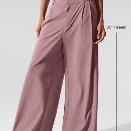 alo Women's High-Waist Dreamscape Trouser (Regular) - Smoky Quartz