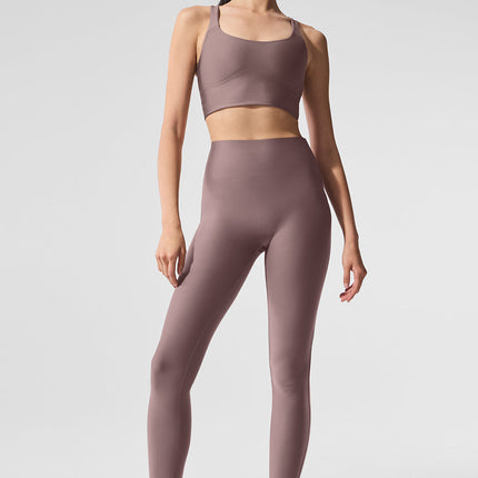 alo Women's Airlift High-Waist Sleek Legging - Mushroom