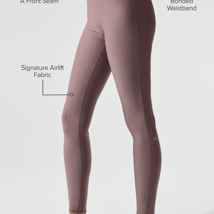 alo Women's Airlift High-Waist Sleek Legging - Mushroom