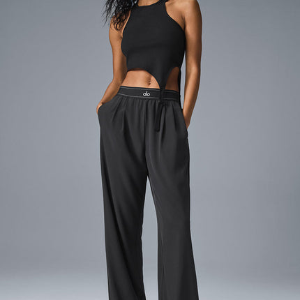 alo Women's Suit Up Trouser (Long) - Black