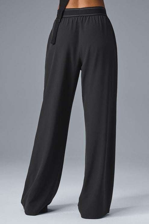 alo Women's Suit Up Trouser (Long) - Black