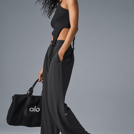 alo Women's Suit Up Trouser (Long) - Black