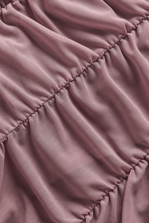 alo Women's Airlift Mesh High-Waist Cherish Legging - Smoky Quartz