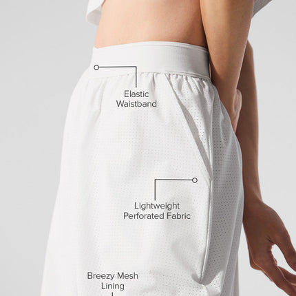 alo Women's Mesh Mirage Trouser - White