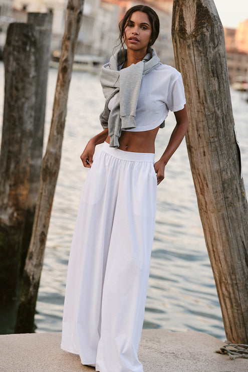 alo Women's Mesh Mirage Trouser - White