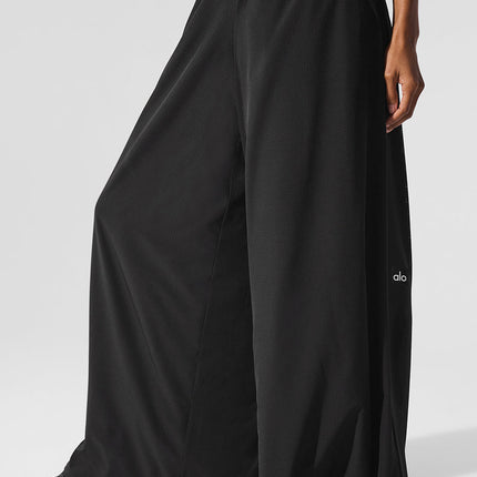 alo Women's Mesh Mirage Trouser - Black