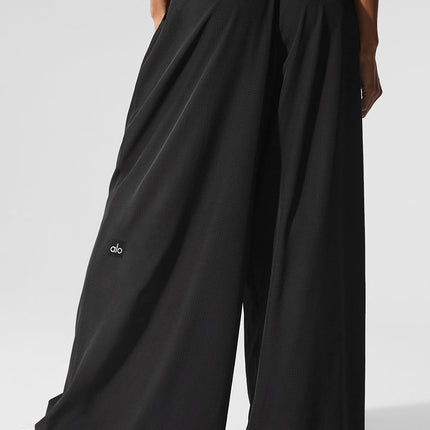 alo Women's Mesh Mirage Trouser - Black