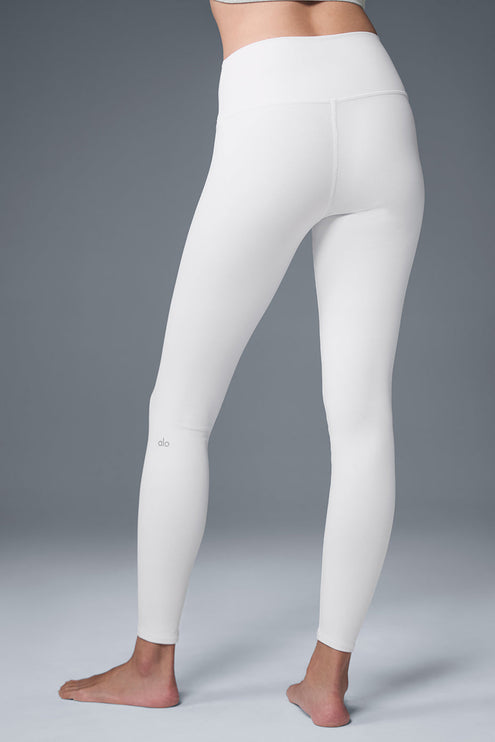 alo Women's High-Waist Airbrush Legging - White