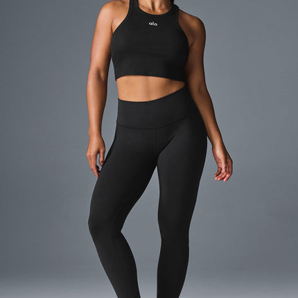 alo Women's High-Waist Airbrush Legging - Black