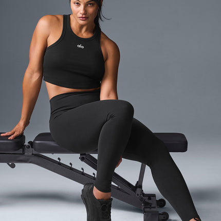 alo Women's High-Waist Airbrush Legging - Black