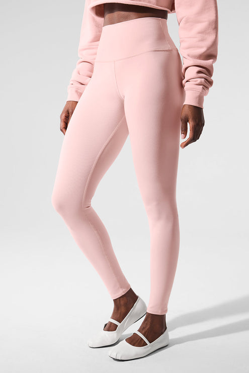 alo Women's High-Waist Airbrush Legging - Pink Quartz