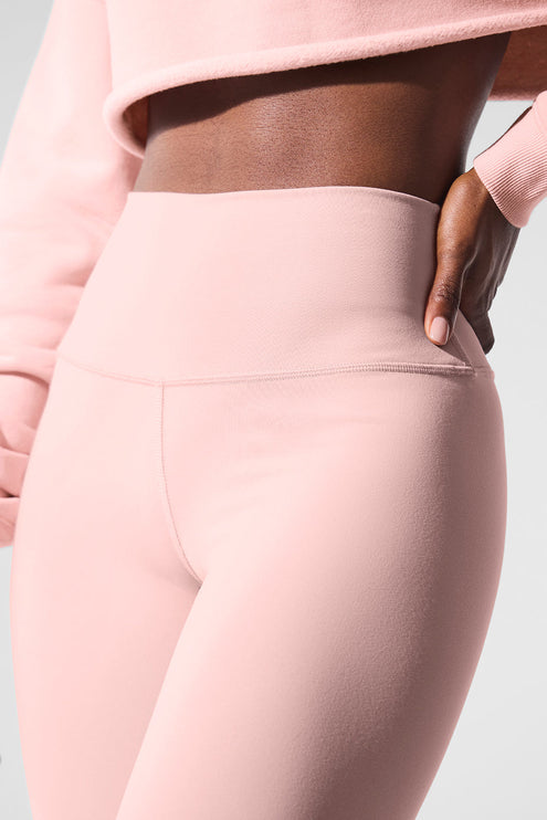 alo Women's High-Waist Airbrush Legging - Pink Quartz