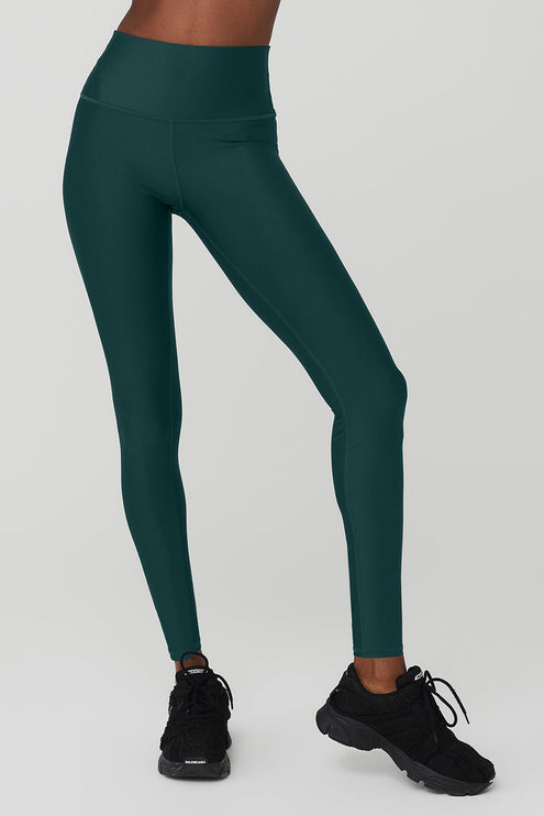 alo Women's High-Waist Airlift Legging - Midnight Green