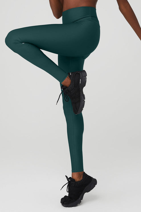 alo Women's High-Waist Airlift Legging - Midnight Green