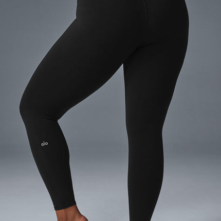 alo Women's 7/8 High-Waist Airbrush Legging - Black