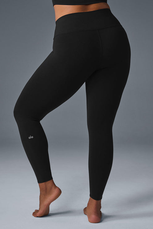 alo Women's 7/8 High-Waist Airbrush Legging - Black
