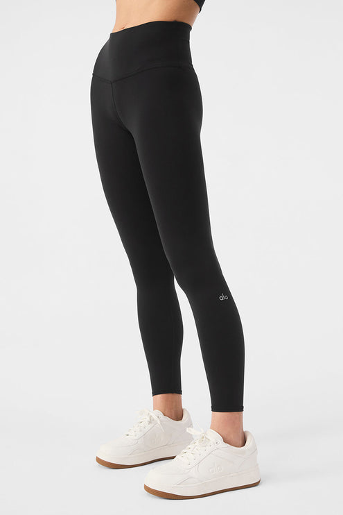 alo Women's 7/8 High-Waist Airbrush Legging - Black