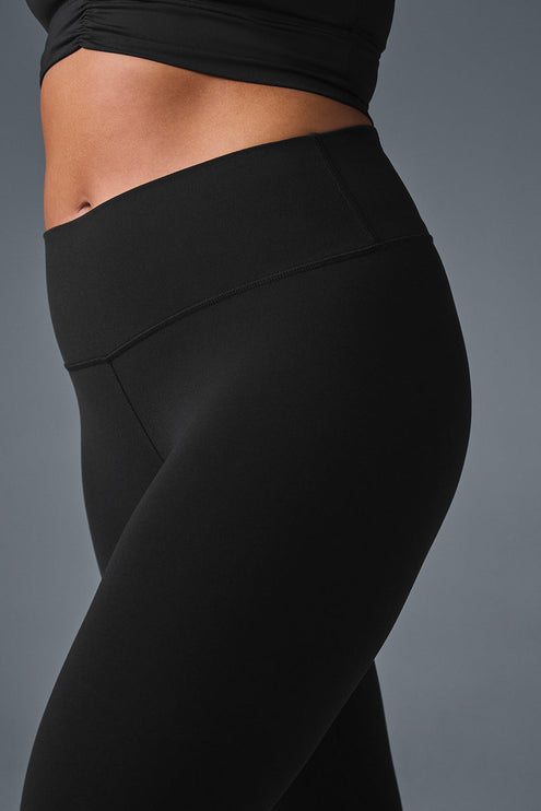 alo Women's 7/8 High-Waist Airbrush Legging - Black