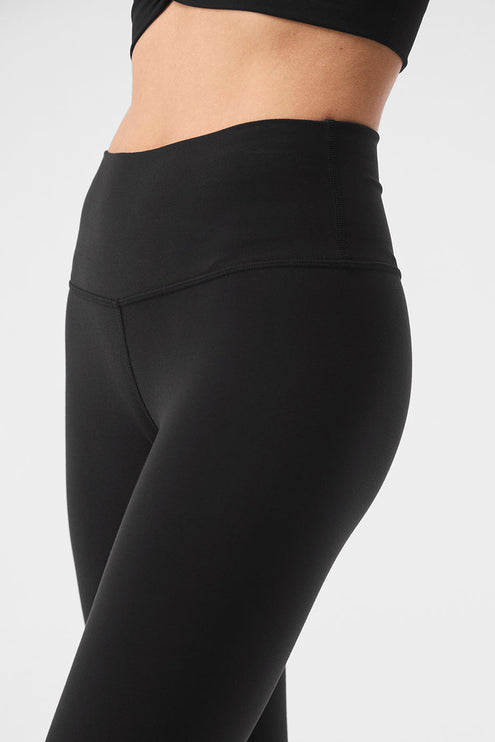alo Women's 7/8 High-Waist Airbrush Legging - Black