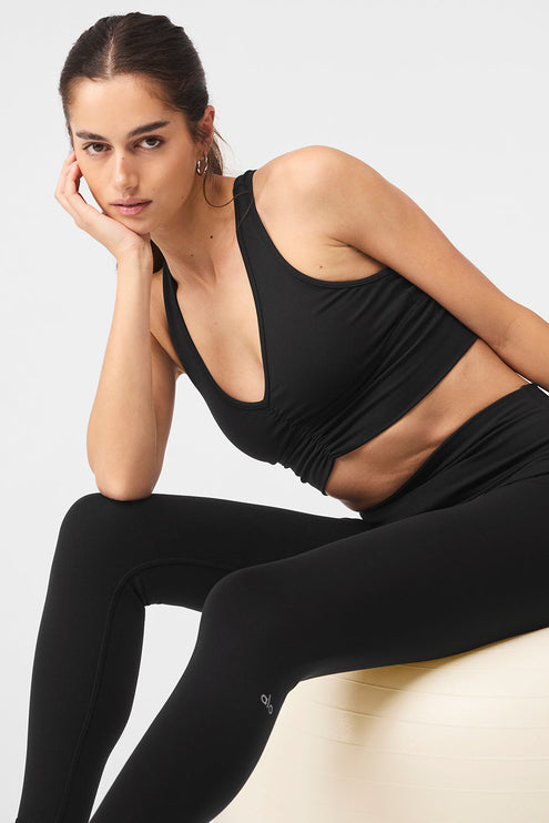alo Women's 7/8 High-Waist Airbrush Legging - Black