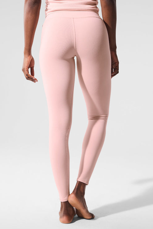 alo Women's 7/8 High-Waist Airbrush Legging - Pink Quartz