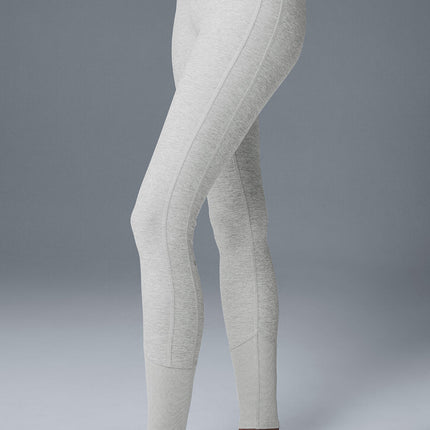 alo Women's High-Waist Alosoft Lounge Legging - Athletic Heather Grey
