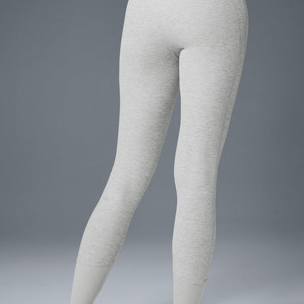 alo Women's High-Waist Alosoft Lounge Legging - Athletic Heather Grey