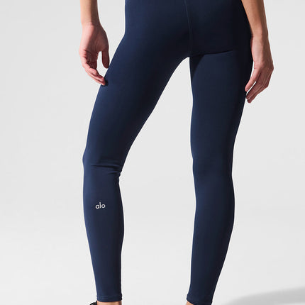 alo Women's 7/8 High-Waist Airlift Legging - Navy