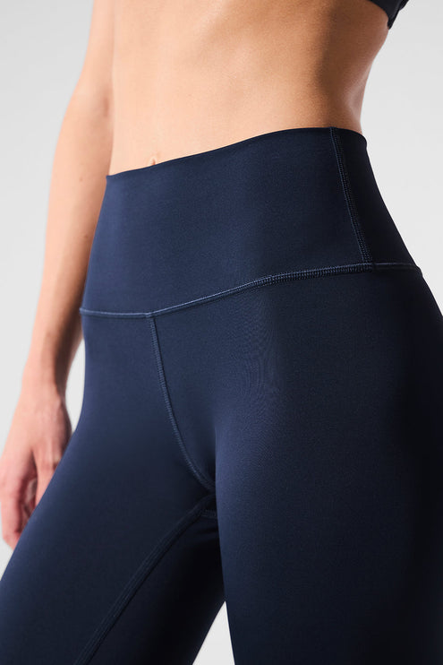 alo Women's 7/8 High-Waist Airlift Legging - Navy