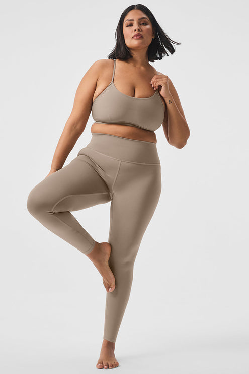 alo Women's 7/8 High-Waist Airlift Legging - Gravel