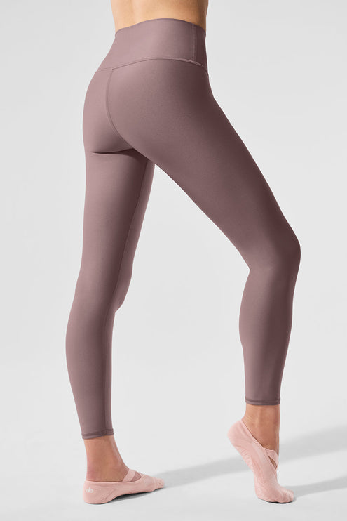 alo Women's 7/8 High-Waist Airlift Legging - Mushroom