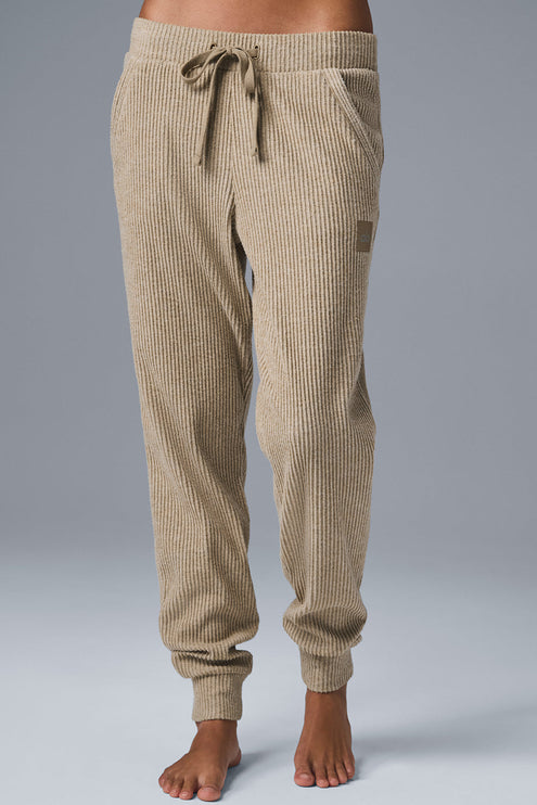 alo Women's Muse Sweatpant - Gravel Heather