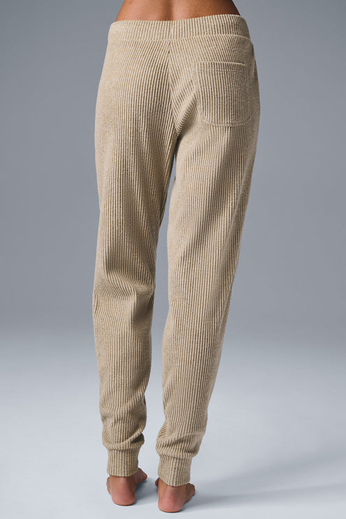 alo Women's Muse Sweatpant - Gravel Heather
