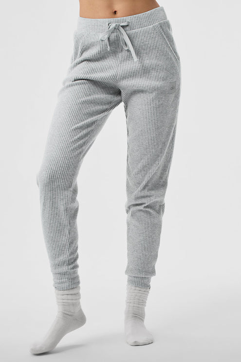 alo Women's Muse Sweatpant - Athletic Heather Grey