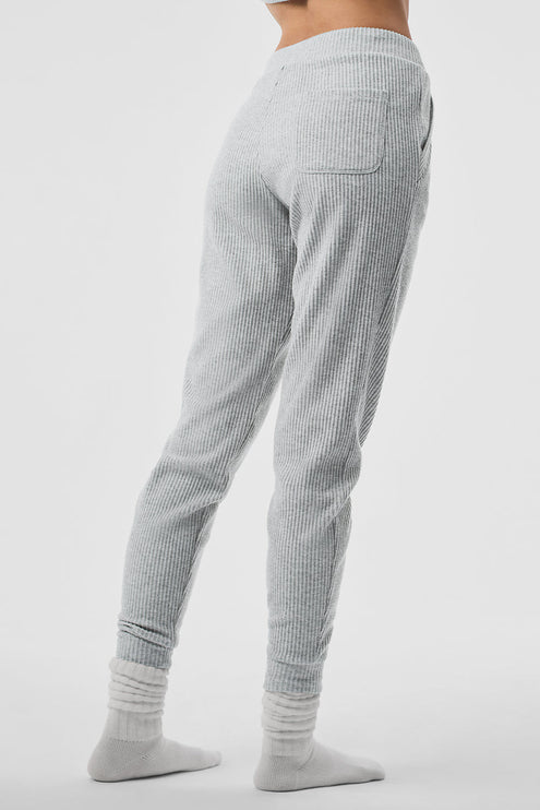 alo Women's Muse Sweatpant - Athletic Heather Grey