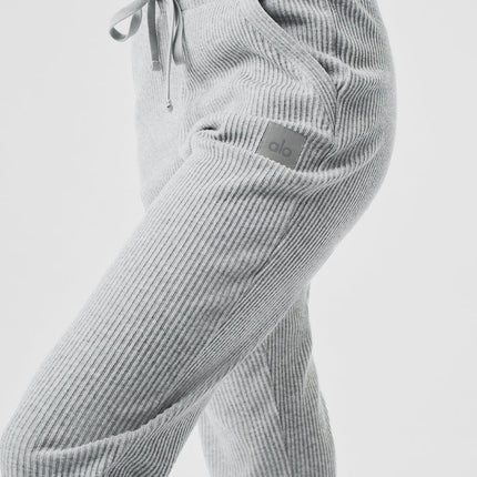 alo Women's Muse Sweatpant - Athletic Heather Grey
