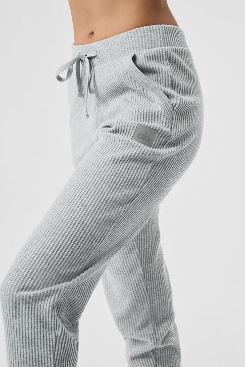 alo Women's Muse Sweatpant - Athletic Heather Grey