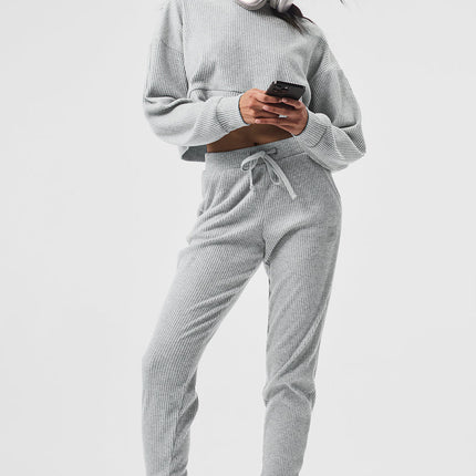 alo Women's Muse Sweatpant - Athletic Heather Grey
